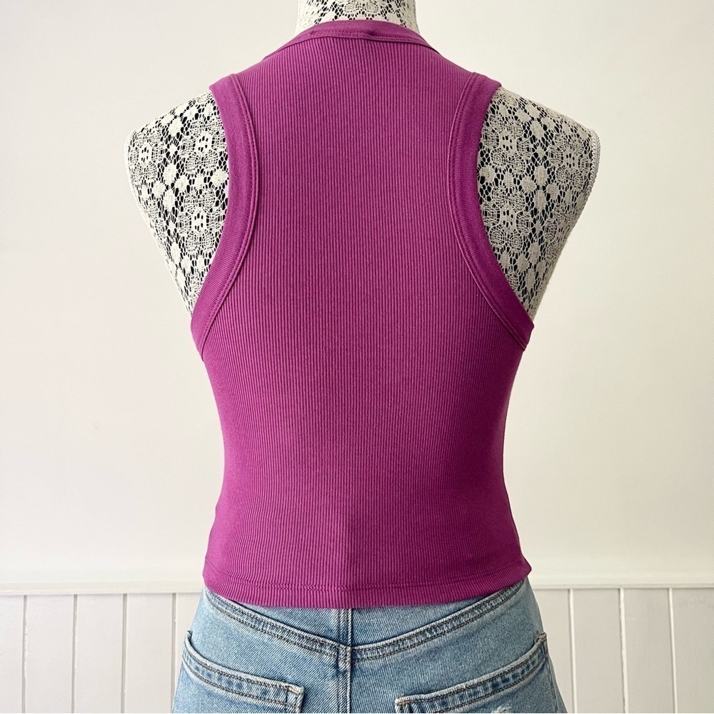 Dynamite Kenzie Bare Crop Basic Tank Size S - Picture 6 of 12